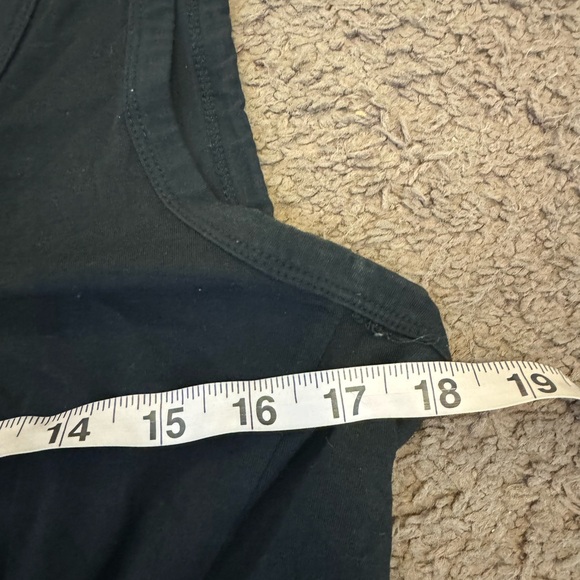 Beach Lunch Lounge Black Smocked Maxi Dress Sleeveless Stretch Size M - Picture 6 of 8